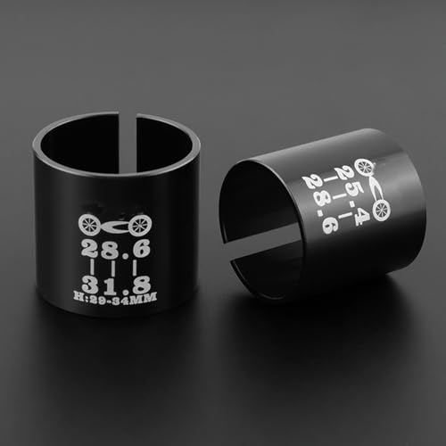 HOUSON Fahrrad Ahead Vorbau Spacer, Vorbau Stem Shim Adapter Fahrrad Ahead Lenkervorbau Conversion Sleeve 28.6mm-31.8mm