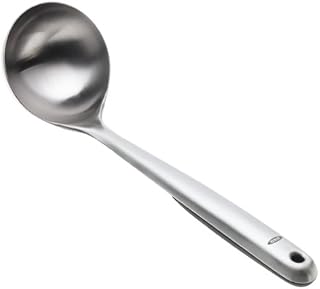 OXO 1057952 Good Grips Brushed Stainless Steel Ladle,Silver