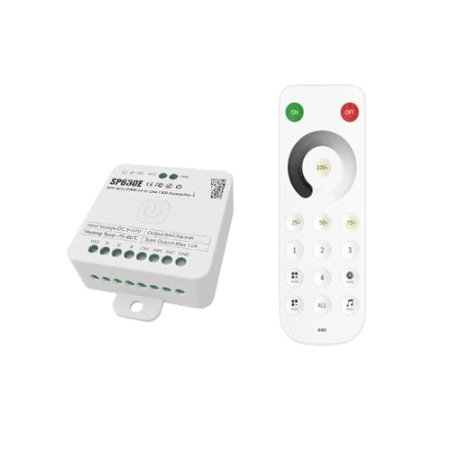 Controlador LED SP630E RGB 5CH con control 2.4G 2