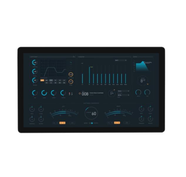 Image of TUOPUONE 21.5inch Capacitive Touch Monitor with Pi5-2GB 1080x1920 Full HD Optical Bonding Toughened Glass Panel HDMI Interface 12-Point Touch