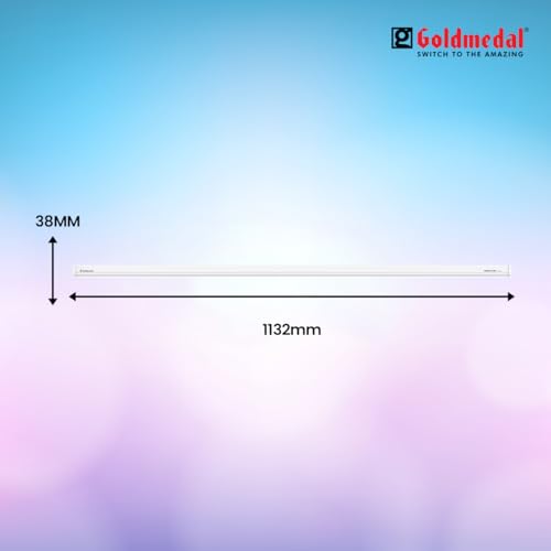 Image of Goldmedal Magicline Plus 36W LED Batten for Living Room, Bedroom - Cool Day Light (6500K) | High Lumens Light Output | Energy Efficient Tubelight for Home | Polycarbonate housing | Pack of 4
