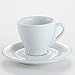 CUISINOX CUP-455 Porcelain Cappuccino Cups, Set of 4, White