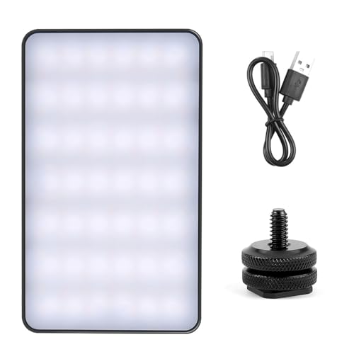 Luz de video LED recargable portátil para eliminar sombras estables en tus videos