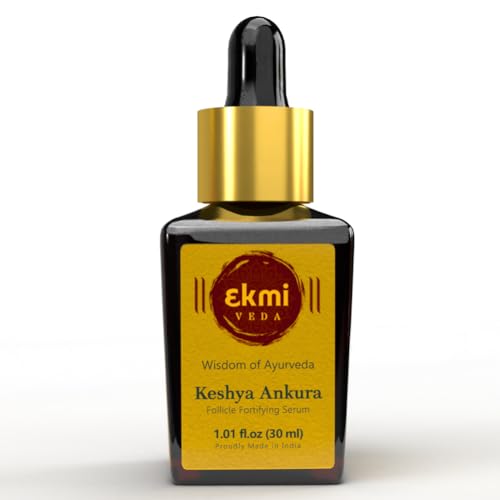 EKMIVEDA Dht Blocker Hair Growth Serum with Redensyl, Procapil, Ayurvedic Herbs, Amla, Brahmi and Capilia Longa Follicle Stimulating Serum. Falling Treatment