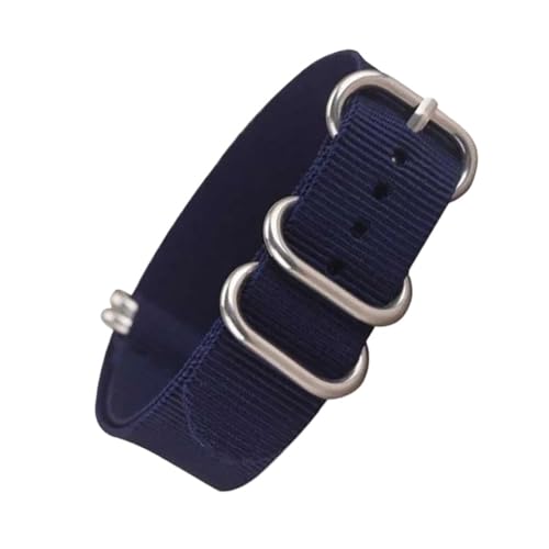 Bracelet montre nylon interchangeable 18mm 22mm multicolore