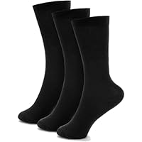 A2Z 4 Kids Girls Premium Plain Knee High Socks Pack of 3 Classic Comfortable Kids Cotton - Socks AZ453 Black 3 Pack 3-6