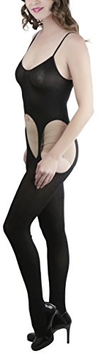 Image of ToBeInStyle Women's Bodystocking Bustier Garter Lingerie Suspender Thigh High Stockings