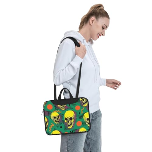 Maletín para portátil 15.6" verde neón impermeable miniatura 3