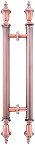 Maçaneta de porta deslizante vintage para porta de madeira/vidro/metal, puxador de barra de puxar de