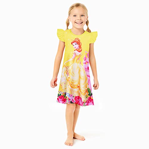 Sister.studio Princess Dress For Toddler Girls Cartoon Print Casual Dress #TOP1