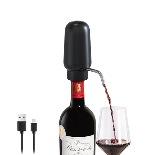 ELMWAY Vino Lux Series Rechargeable Wine Aerator & Dispenser 
