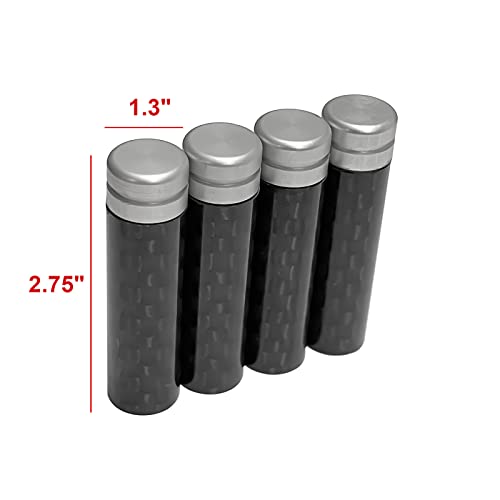Xotic Tech Window Door Lift Lock Trim, Carbon Fiber Pattern Car Door Lock Knobs Pin Cover Compatible With Bmw 1 2 3 4 5 6 7 Series,E90 E92 E39 E46 E83 F10 F18 E64 (4Pcs) #TOP2
