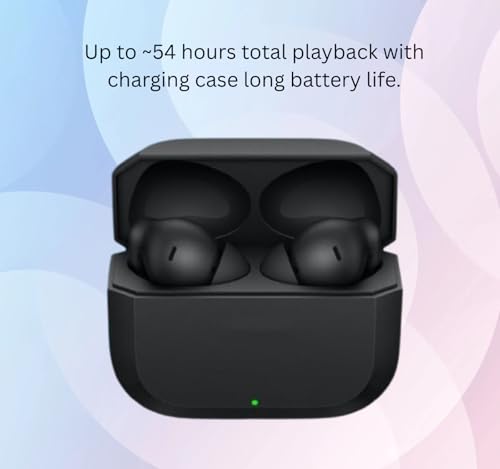 Image of Bluetooth Nord Buds 3R for OnePlus with 54H Total Playtime, 12.4mm Drivers, 3D Spatial Audio, Dual Device Pairing, AI 2-Mic Clear Calls, 47ms Low Latency (Black)