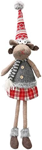 Handmade Christmas Gnome Decoration Santa Swedish Figurines (Grey)
