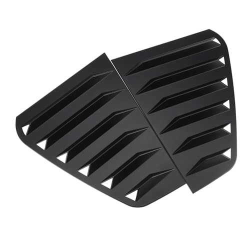 Auto Parts Window Louvers Air Cover Matte Black Compatible for VW Golf Mk7.5GTI 2014-2019