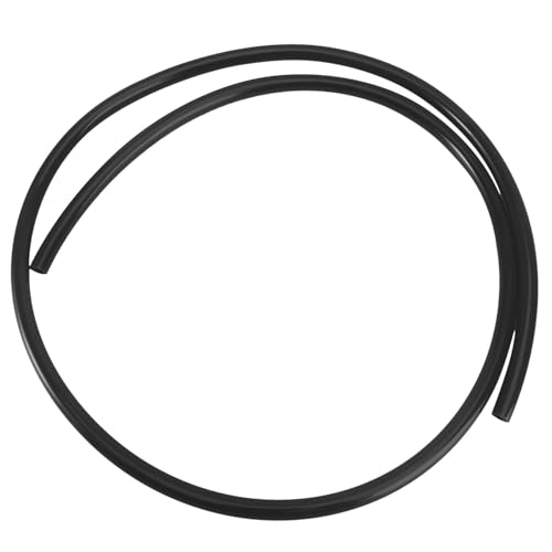 ibasenice Tuyau de Conduite de Carburant Accessoire Essentiel en Latex Noir 1m pour Moto Transport D'huile et Sortie Équilibrée pour Système de Carburant