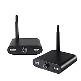 Émetteur sans fil longue portée : profitez d'une diffusion sonore fluide jusqu'à 100 mètres dans des espaces ouverts avec cet émetteur plug-and-play, éliminant ainsi le besoin d'une configuration compliquée ou d'un couplage manuel.