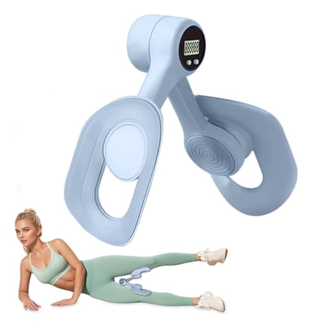 2025 Upgraded Thigh Master Pelvic Floor Exercise Devices with Counter, Inner Thigh Exerciser for Women, Leg Exerciser Booty Trainer Thigh Slimmer Pelvic Floor Strengthening Exercise Equipment for Home