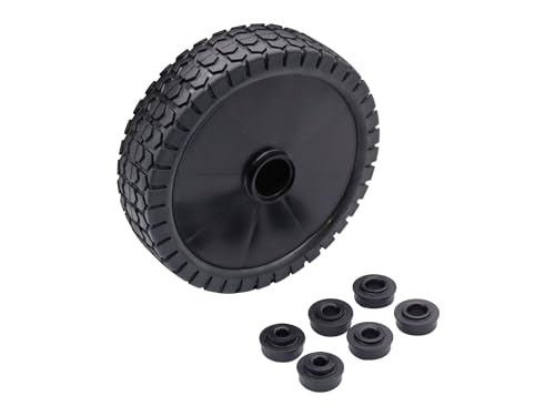 SECURA 2x Rasenmäherrad Rad Universal kompatibel mit Rasenmäher Mäher 180mm Durchmesser – Bild 6