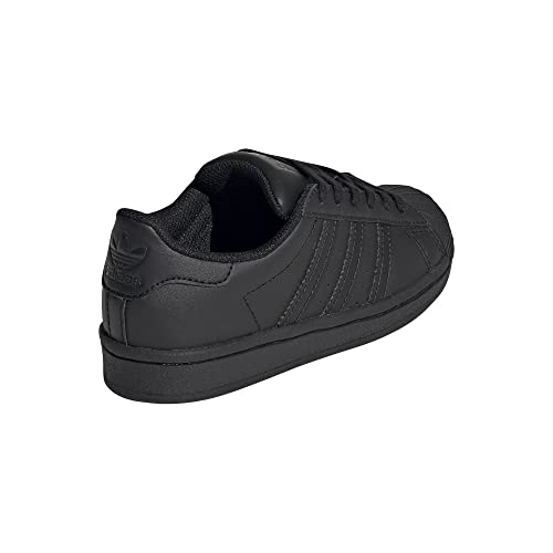 adidas Originals Superstar I Basketball Fashion Sneaker (Infant/Toddler),Black/Black/Black,7 M US Toddler3