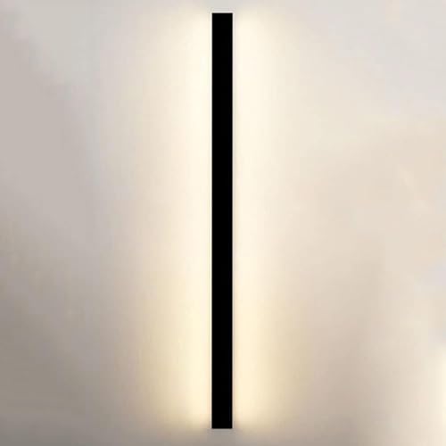 Aplique de pared LED de hierro blanco de 100 cm para salón 2