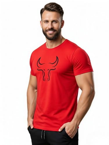 Image of 3Colours RGB Active Fit T-Shirt - Lightweight Polyester Sportswear-Bull