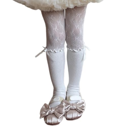 Girls Tights Lace Little Girl Leggings Pantyhose Kids Children Pants Stretchy Stockings Spring Autumn Leggings Lace Trim