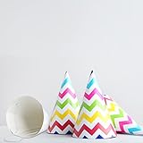 oneant 30 Pieces Kids Party Hats White Party Cone Hats DIY Fun Birthday Party Paper Cones Hat for Kids Adults Art Craft Party Supplies (White) - Image 4
