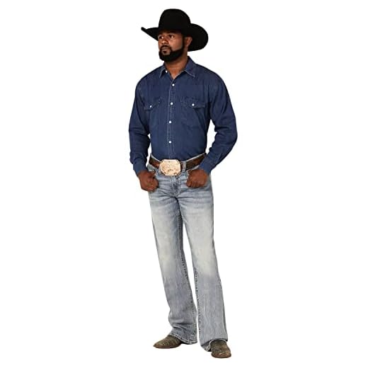 Cody James Men's Hacienda Medium Wash Stretch Slim Bootcut Jeans Medium Wash 38W x 34L