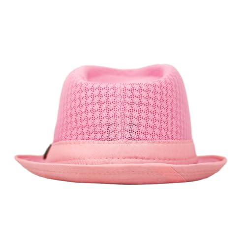 Image of The Hat Depot Light Weight Classic Soft Cool Mesh Crushable Fedora hat