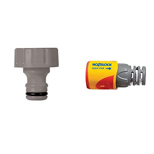 Hozelock Inlet Adaptor for Reels and Carts & AquaStop Connector Plus (12.5mm & 15mm)