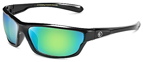 Nitrogen Polarized Wrap Around Sport Sunglasses for Men Women UV400 Driving Fishing Running Sun Glasses