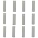 Upgradelights Set of 12 Candle Covers Sleeves Chandelier Socket Cover (3 inch)