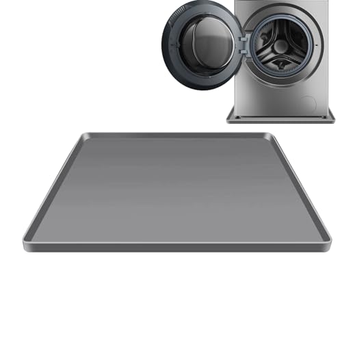 Bandeja Pequeña para Frigorífico, Alfombrilla de Silicona para Suelo de Lavadora, Bandeja Reutilizable Impermeable para Electrodomésticos en Cocina Sala Dormitorio Hogar Dormitorio Universitario