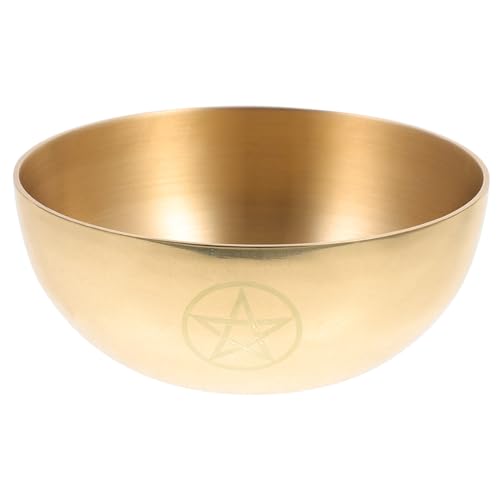 Ciieeo Cuenco De Latón Cuenco De Latón Para Adoración Para Ofrendas Adorno De Mesa Fortuna