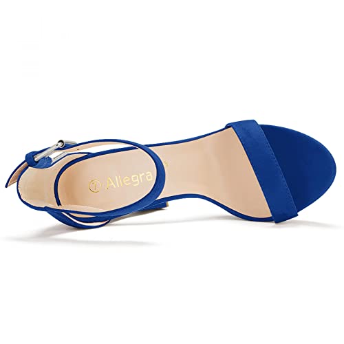 Image of Allegra K Women's Platform High Heel Ankle Strap Chunky Heels Sandals