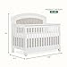 Evolur Nova 5-in-1 Convertible Full-Size Baby Crib in Shimmering Stardust Finish, GreenGuard Gold & JPMA, 3 Mattress Heights Sustainable Pinewood, Convert to Toddler, Day & Full-Size Bed