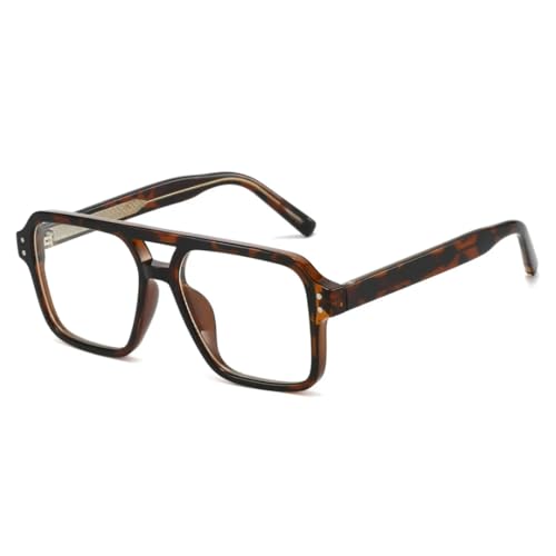 Grandes lunettes carrées et monture de lunettes rétro tendance