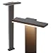 Produktbild max K O M F O R T MODERNE LED Standleuchte Pollerleuchte Wegeleuchte 10W - 78cm hoch - warmweiß - schwarz - Wandlampe Wandleuchte Außenlampe Lampe Gartenleuchte 17504