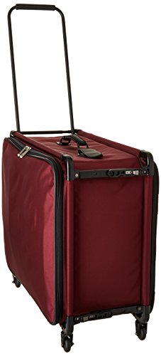 TUTTO 26" Medium Pullman Suitcase with Garment Bag Burgundy