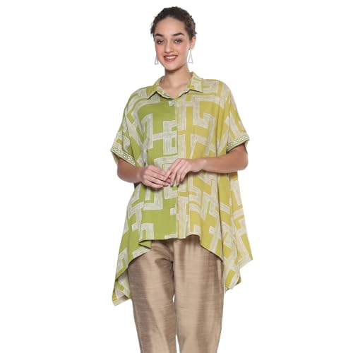 Chemise droite BIBA en viscose mélangée au tomber fluide unique - 6