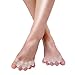 Produktbild BellFan 4X Hallux Valgus Zehenspreizer, BPA Free SEBS Material, Zehen Separatoren Werkzeug für Hallux Valgus Hammer Zehen, Hühneraugen, Krallen Zehen, passt für Frauen, Männer (Fünf Zehen)