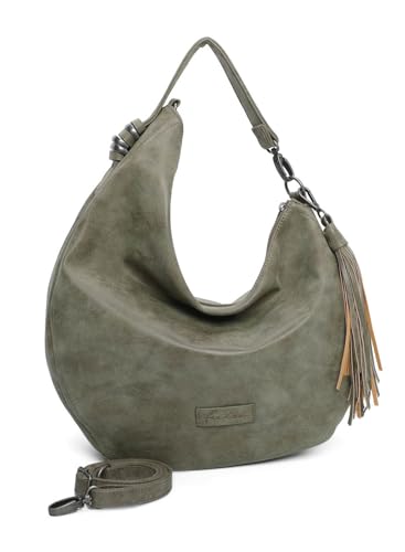 Sac hobo Fritzi aus Preußen Vintage Fritzi36 Jungle vert pour femme