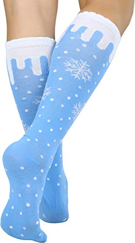 ToBeInStyle Women's Holiday Design Knee Socks3