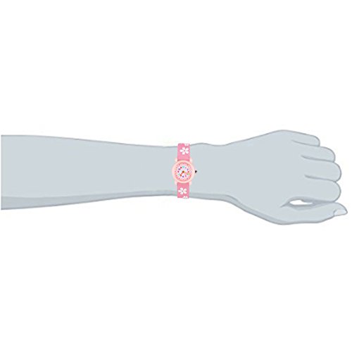 Venhoo Kids Watches 3D Cute Cartoon Waterproof Silicone Children Toddler Wrist Watch Time Teacher Birthday Gifts for 3-10 Year Girls Little Child-Pink Sakura