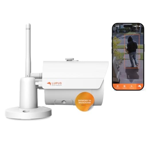 Lupus LE202 WLAN IP Kamera, Mini Überwachungskamera für aussen, SD Aufzeichnung, Deutscher Hersteller, ohne AKKU, kabellos via WLAN, Nachtsicht, Metallgehäuse, inkl. PC/MAC-Software, Version 2021