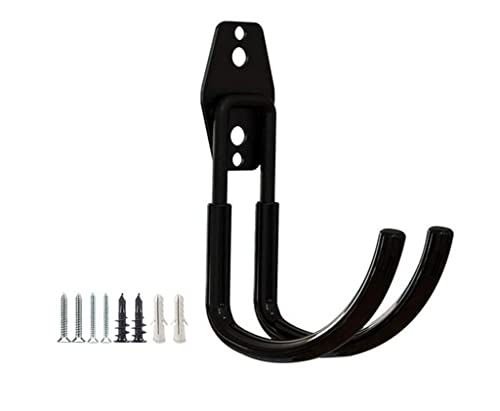 zoele Garden Power Tool Hanger String Trimmer Hangers Holder Hook Wall Mounted Weedeater Hanger Heavy Duty Garage Storage Utility Hooks for Garden Garage (Black)