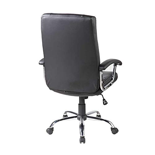 Cadeira de Escritório Presidente Giratória Office Plus Preta