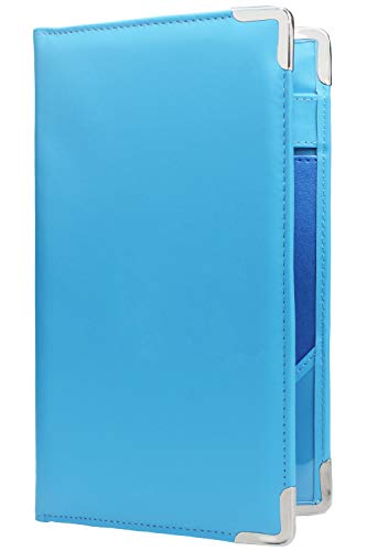 Server Books for Waitress with Zipper Pocket Guest Check Holder Restaurant Waiter Organzier Books Fits Order Pad and Apron 5 x 9