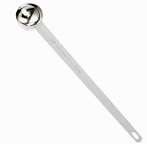 1 Tablespoon Coffee Scoop 15 ml Stainless Steel Long Handle Measuring Spoon 9" tbsp Measuring Spoon for Ground Coffee